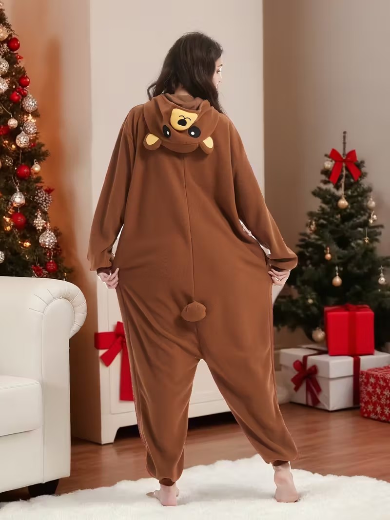 Adult Brown Bear Kigurumi Unic - đánh giá và giá Women Shoes Xxl