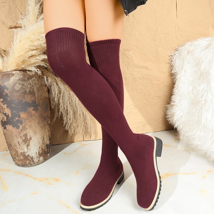 Autumn and Winter Women's Soli - đánh giá và giá Sock Boot Women