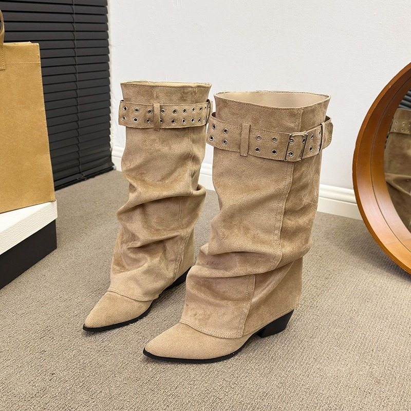 Western Cowboy Boots with Chun - đánh giá và giá Knee High Boots Women