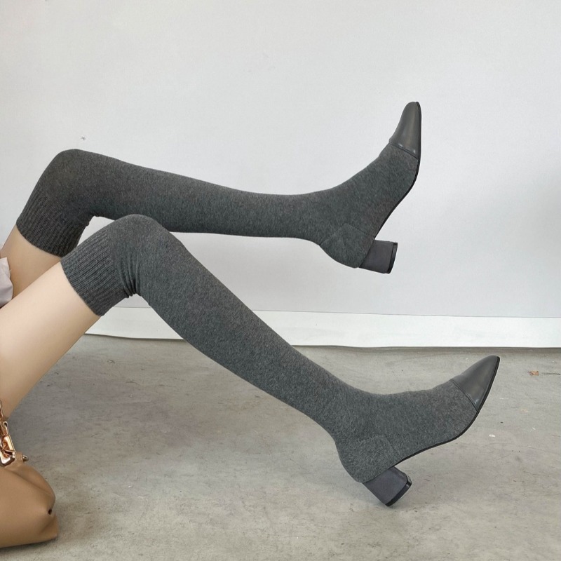 High Knee Sock Shoes 2025 New  - đánh giá và giá Sock Boot Women