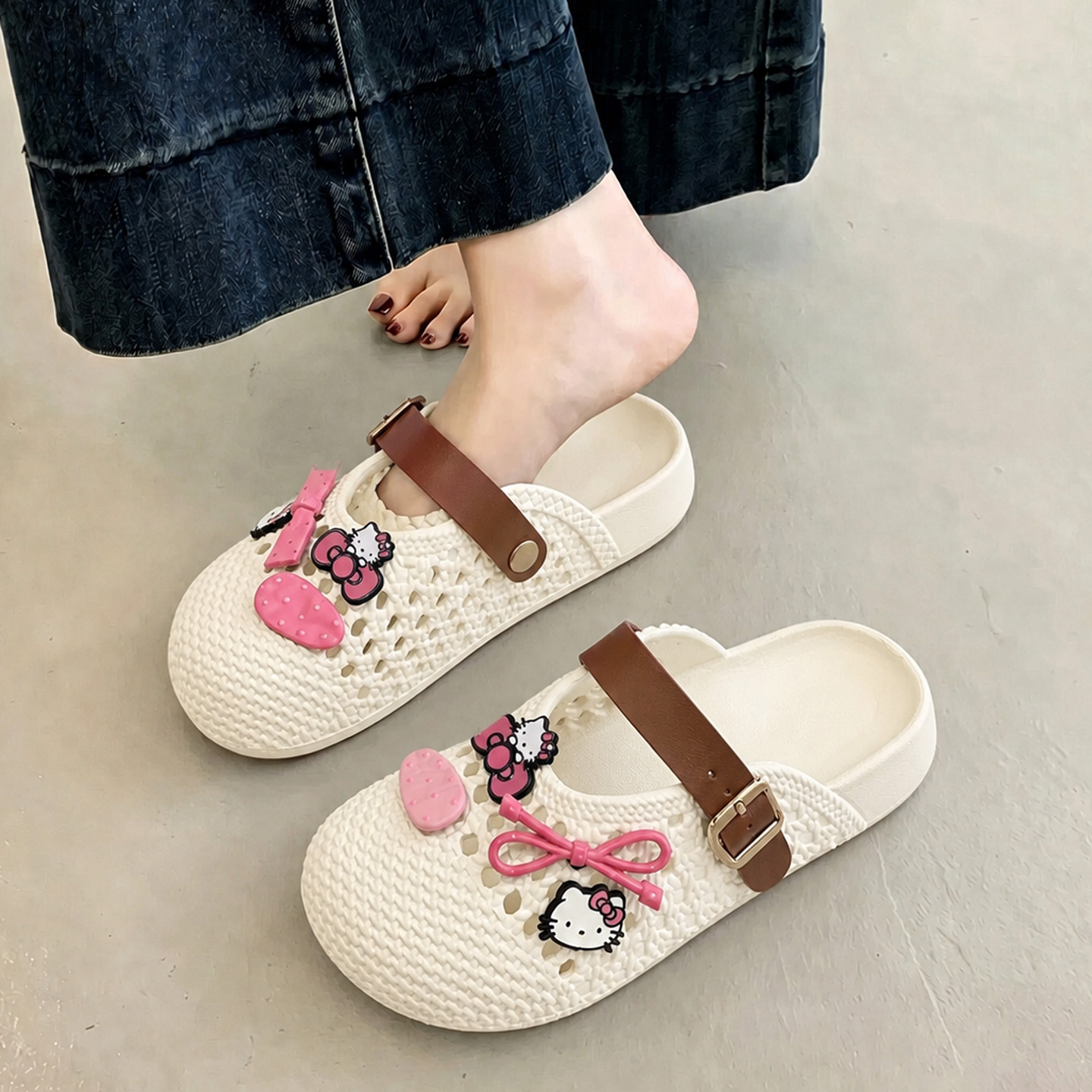 Summer Women Hollow Out Slippe - đánh giá và giá Mule Slip On