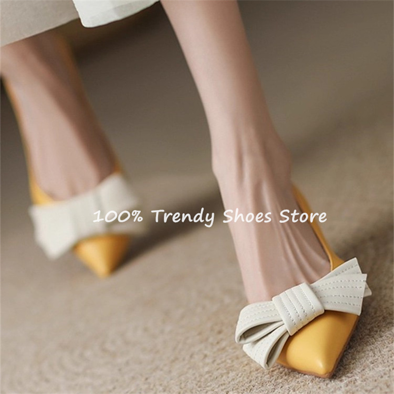 Butterfly Knot Decor Women Sli - đánh giá và giá Women'S Shoes Quality