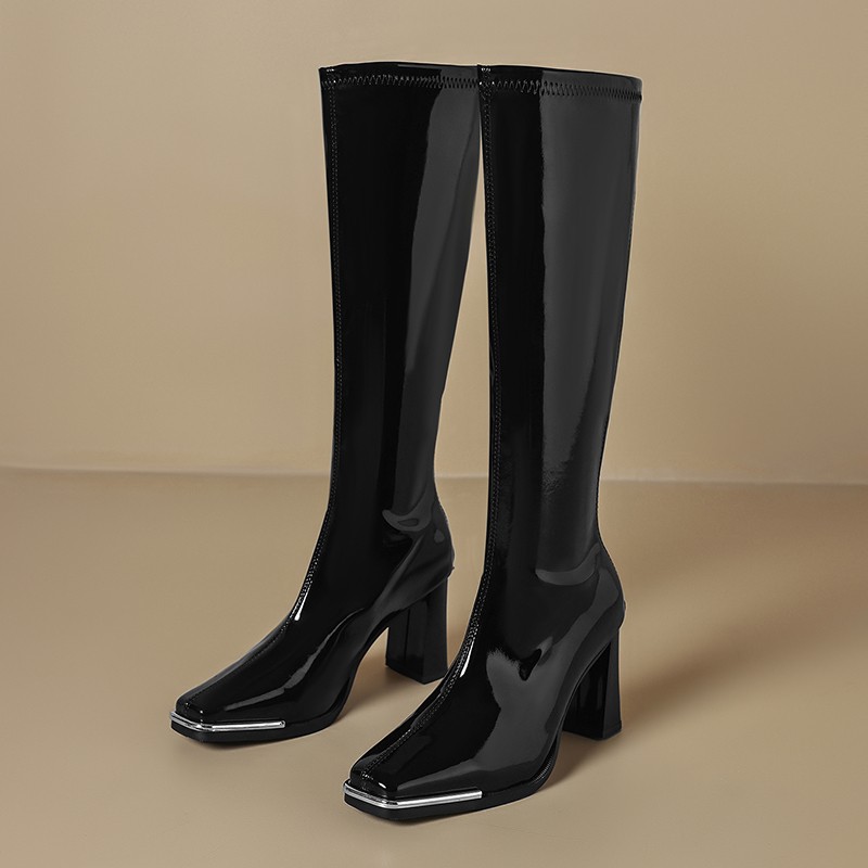 Knee High Boots Autumn New Squ - đánh giá và giá Knee High Boots Women