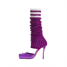 Butterfly-Kont Square Toe Knee - đánh giá và giá Sock Boot Women